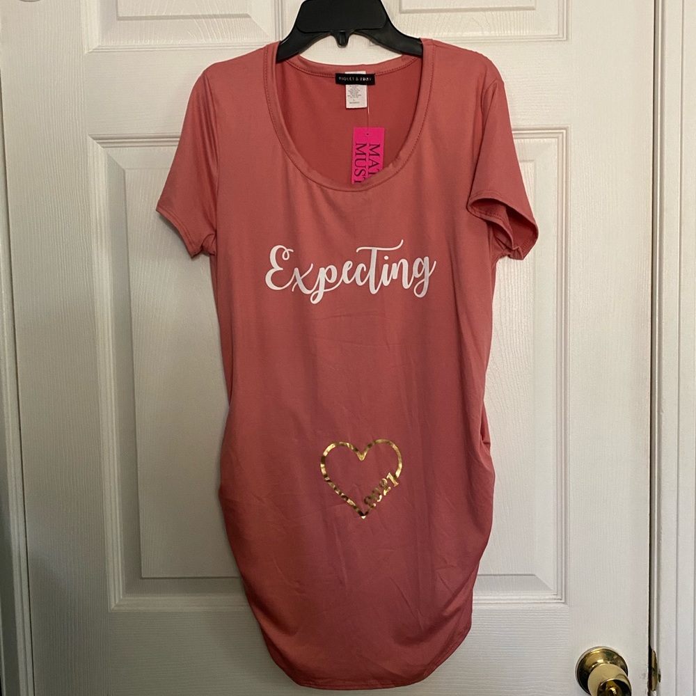 Violet and Ruby Expecting 2021 Blouse.